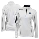 Detroit Tigers Columbia Women's Omni-Wick Shotgun Quarter-Zip Pullover Top - MLB