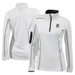 Detroit Tigers Columbia Women's Omni-Wick Shotgun Quarter-Zip Pullover Top - MLB
