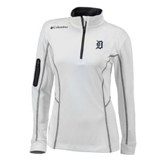 Detroit Tigers Columbia Women's Omni-Wick Shotgun Quarter-Zip Pullover Top - MLB