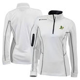 Athletics Columbia Women's Omni-Wick Shotgun Quarter-Zip Pullover Top - MLB