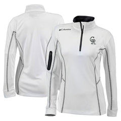 Colorado Rockies Columbia Women's Omni-Wick Shotgun Quarter-Zip Pullover Top - MLB