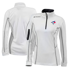 Toronto Blue Jays Columbia Women's Omni-Wick Shotgun Quarter-Zip Pullover Top - MLB