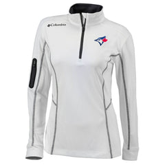 Toronto Blue Jays Columbia Women's Omni-Wick Shotgun Quarter-Zip Pullover Top - MLB