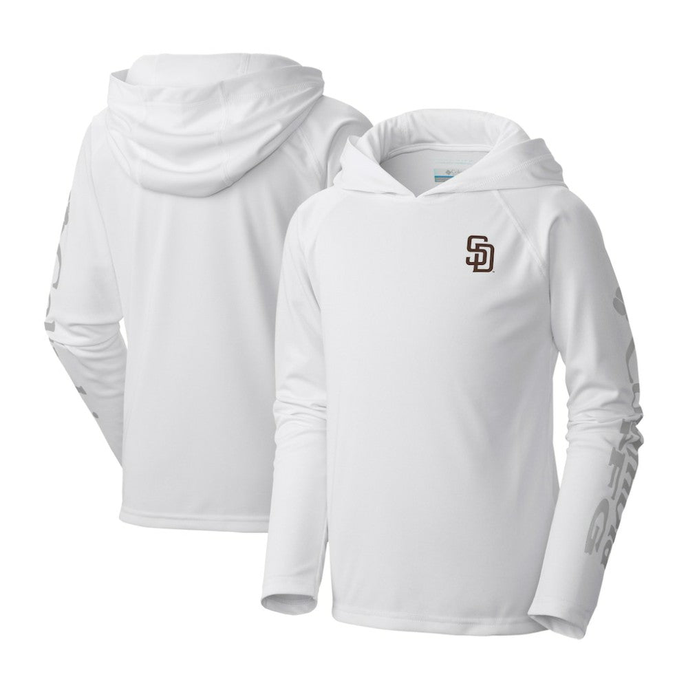 San Diego Padres Columbia Youth Terminal Tackle Long Sleeve Hoodie T-Shirt - MLB