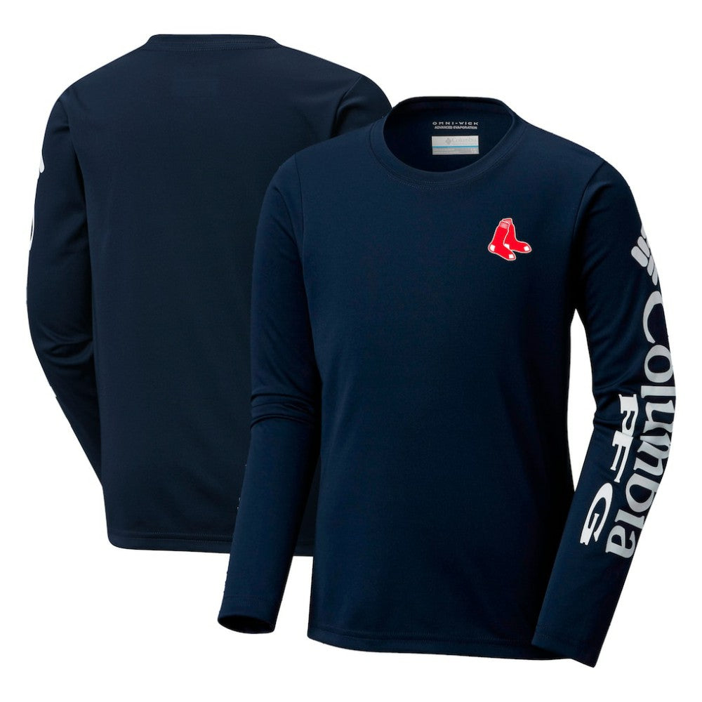 Boston Red Sox Columbia Youth Terminal Tackle Long Sleeve T-Shirt - MLB