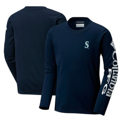 Seattle Mariners Columbia Youth Terminal Tackle Long Sleeve T-Shirt - MLB