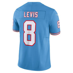 Will Levis Tennessee Titans Alternate Oilers Throwback Vapor F.U.S.E. Limited Jersey Light Blue | Nike for Sale