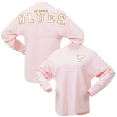 St. Louis Blues Fanatics Women's Spirit Jersey Long Sleeve T-Shirt - Pink - NHL