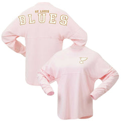 St. Louis Blues Fanatics Women's Spirit Jersey Long Sleeve T-Shirt - Pink - NHL