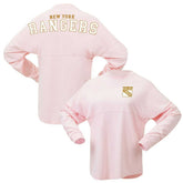 New York Rangers Fanatics Women's Spirit Jersey Long Sleeve T-Shirt - Pink - NHL