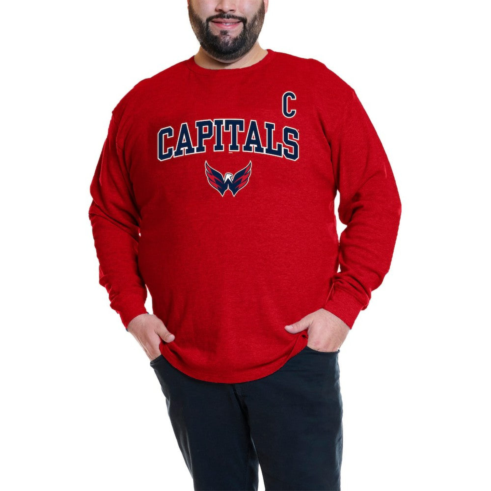Alexander Ovechkin Washington Capitals Profile Big & Tall Name & Number Thermal Pullover Sweatshirt - Red - NHL