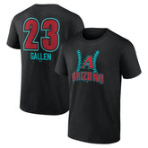Zac Gallen Arizona Diamondbacks Name & Number Fastball T-Shirt - MLB