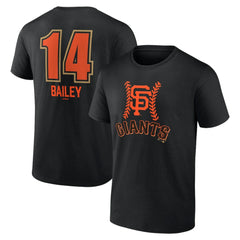 Patrick Bailey San Francisco Giants Name & Number Fastball T-Shirt - MLB