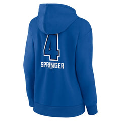 George Springer Toronto Blue Jays Women's Name & Number Fastball Pullover Hoodie - MLB