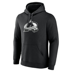 Colorado Avalanche Personalized Name & Number Monochrome Pullover Hoodie - Black - NHL
