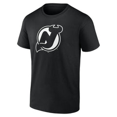 New Jersey Devils Personalized Name & Number Monochrome T-Shirt - Black - NHL