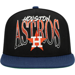 Houston Astros Mitchell & Ness Rise Up Snapback Hat - MLB