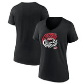 Carolina Hurricanes Women's Native V-Neck T-Shirt - Black - NHL