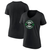 Dallas Stars Women's Native V-Neck T-Shirt - Black - NHL