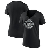 Los Angeles Kings Women's Native V-Neck T-Shirt - Black - NHL