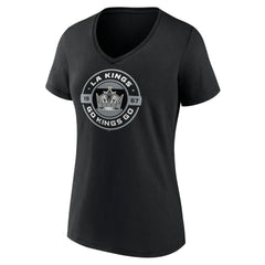 Los Angeles Kings Women's Native V-Neck T-Shirt - Black - NHL