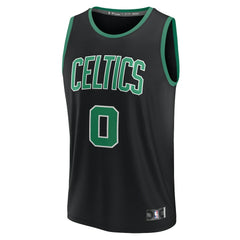 Jayson Tatum Boston Celtics Fast Break Replica Player Jersey Statement Edition Black - NBA