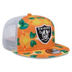 Las Vegas Raiders New Era Citrus 9FIFTY Trucker Snapback Hat Orange | NFL