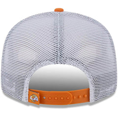 Los Angeles Rams New Era Citrus 9FIFTY Trucker Snapback Hat Orange | NFL