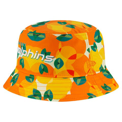 Miami Dolphins New Era Citrus Bucket Hat Orange | NFL