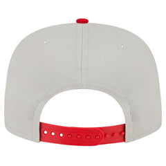 Kansas City Chiefs New Era Athletic Golfer Snapback Hat Stone/Red | NFL