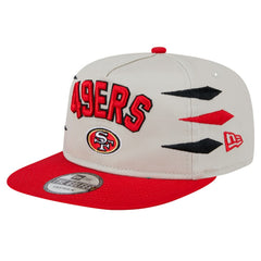 San Francisco 49ers New Era Athletic Golfer Snapback Hat Stone/Scarlet | NFL