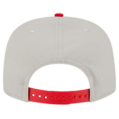 San Francisco 49ers New Era Athletic Golfer Snapback Hat Stone/Scarlet | NFL