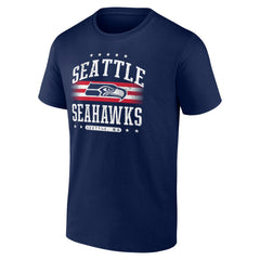 Seattle Seahawks Americana Team T-Shirt College Navy | NFL