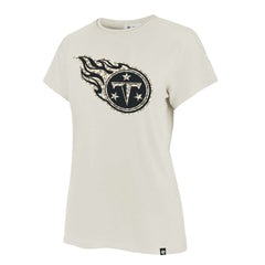 Tennessee Titans '47 Women's Panthera Frankie T-Shirt Cream | 47 brand
