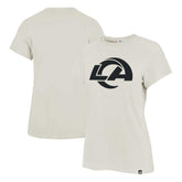 Los Angeles Rams '47 Women's Panthera Frankie T-Shirt Cream | 47 brand