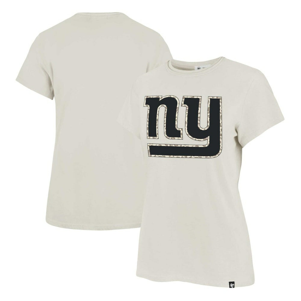 New York Giants '47 Women's Panthera Frankie T-Shirt Cream | NFL