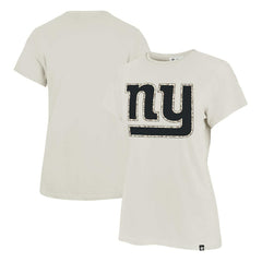 New York Giants '47 Women's Panthera Frankie T-Shirt Cream | NFL