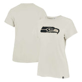 Seattle Seahawks '47 Women's Panthera Frankie T-Shirt Cream | 47 brand