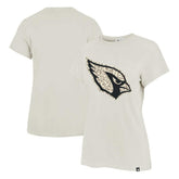 Arizona Cardinals '47 Women's Panthera Frankie T-Shirt Cream | 47 brand