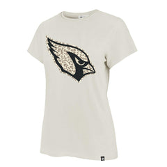 Arizona Cardinals '47 Women's Panthera Frankie T-Shirt Cream | 47 brand