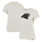 Carolina Panthers '47 Women's Panthera Frankie T-Shirt Cream | 47 brand