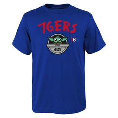 Philadelphia 76ers Youth Star Wars The Child T-Shirt Royal - NBA