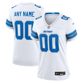 Detroit Lions Women's Custom Game Jersey White | Nike for Sale
