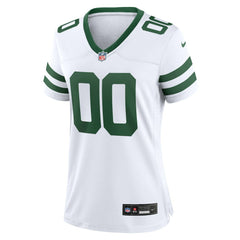 New York Jets Women's Custom Game Jersey Legacy White | Nike for Sale