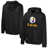 Pittsburgh Steelers Streak Fleece Pullover Hoodie Black | NFL
