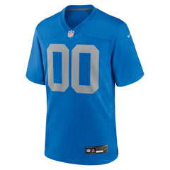 Detroit Lions Alternate Custom Game Jersey Blue | Nike for Sale