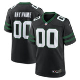 New York Jets Alternate Custom Game Jersey Legacy Black | Nike for Sale
