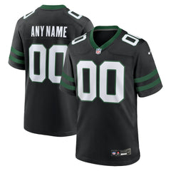 New York Jets Alternate Custom Game Jersey Legacy Black | Nike for Sale