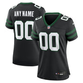 New York Jets Women's Alternate Custom Game Jersey Legacy Black | Nike for Sale