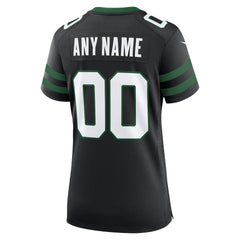 New York Jets Women's Alternate Custom Game Jersey Legacy Black | Nike for Sale